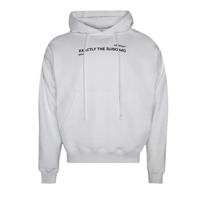 Pre-owned Off-white Spiral Opp Skate Hoodie 'white/black' | Men's Size S