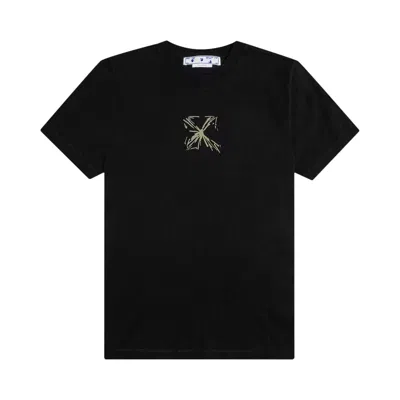 Pre-owned Off-white Splashy Arrow Slim Short-sleeve Tee 'black/beige' | Men's Size L