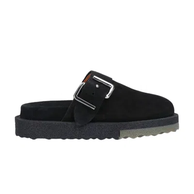 Pre-owned Off-white Sponge Clog 'black' | Men's Size 45