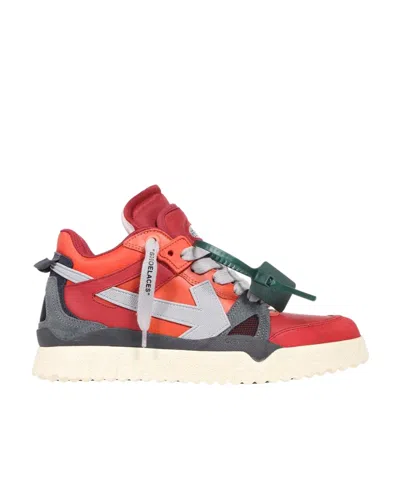 Off-white Sponge Mid-top Sneakers