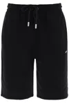OFF-WHITE "SPORTY BERMUDA SHORTS WITH EMBROIDERED ARROW