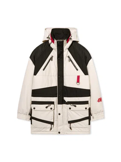 Off-white Sporty Ow Col Block Parka In Multi
