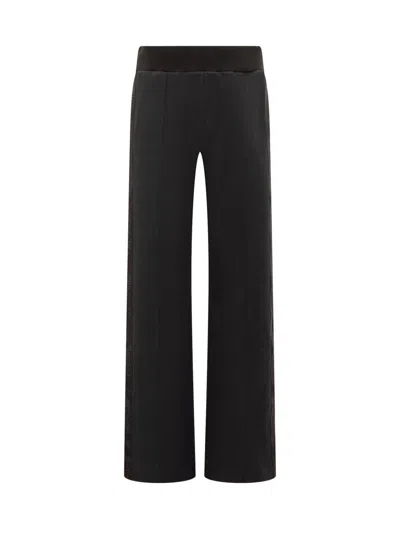 Off-white Sporty Pants With Logo Band In Black