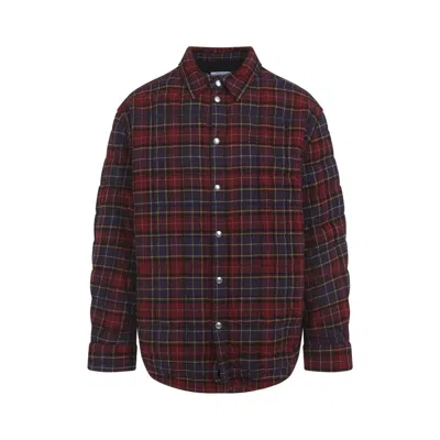Off-white Overshirt With All-over Check Pattern In Multi