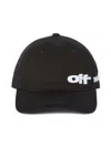 Off-white Spray Arrow Baseball Cap In Black