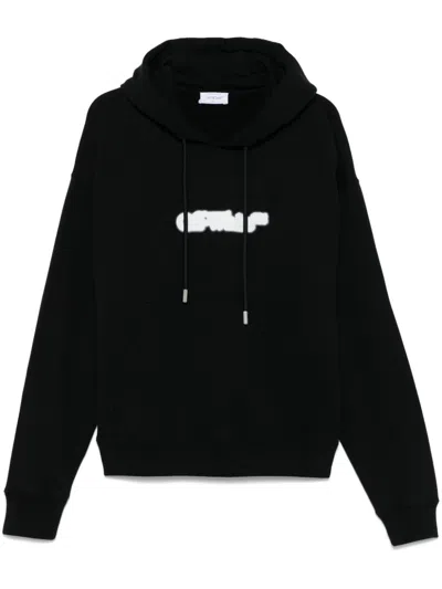 Off-white Sweatshirt With Logo In Black