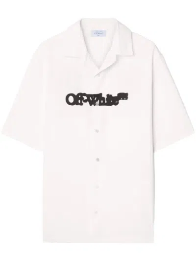 OFF-WHITE OFF-WHITE SPRAY ARROW POPL BOWLING SHIRT