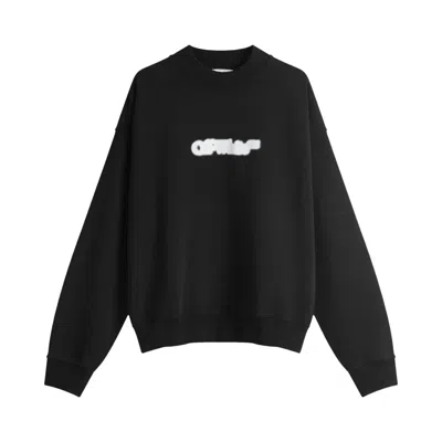 Pre-owned Off-white Spray Arrow Skate Crewneck 'black/white'