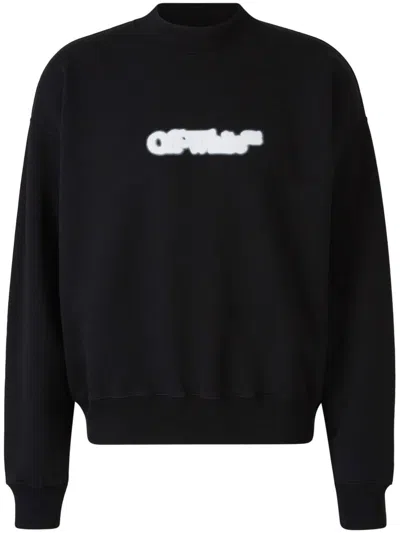 Off-white Off White Spray Arrow Skate Crewneck Sweatshirts In Black