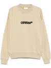 Off-white Spray Arrow Sweatshirt In Neutrals
