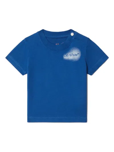 Off-white Babies' Spray Arrow T-shirt In Blue