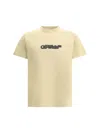 Off-white Spray Arrow T-shirt In Creme Brulee