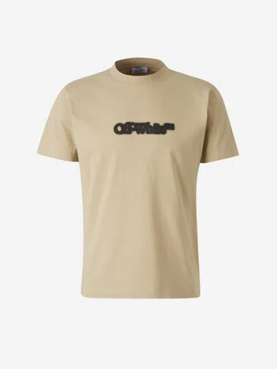 Off-white Spray Arrow T-shirt In Military Green