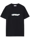 Off-white 'spray Arrow' Black Crewneck T-shirt With Logo Lettering On The Front And Maxi Logo Print On The Rea In Schwarz