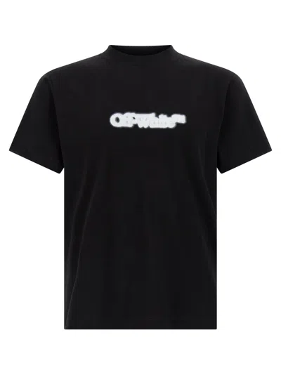 Off-white Spray Arrow T-shirt In Black