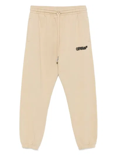 Off-white Spray Arrow Track Pants In Neutrals