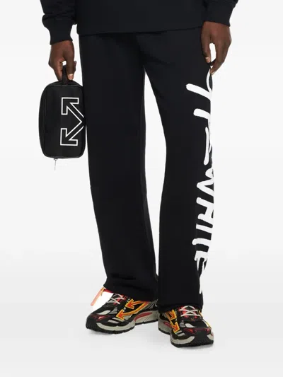 Off-white Spray Logo Track Pants In Multi