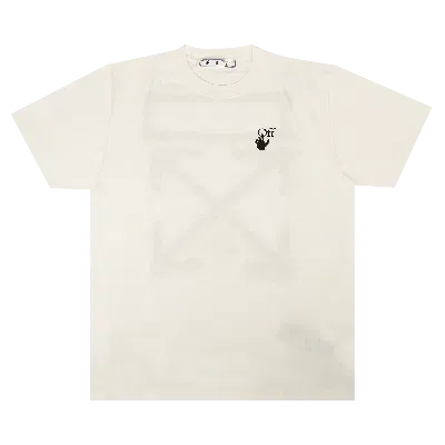 Pre-owned Off-white Spray Marker Slim Tee 'white/black'