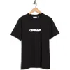 Off-white Spray Paint Arrow Graphic Slim T-shirt In Multi