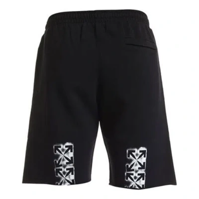 Off-white Sprayed Arrows Arrow Sports Shorts Black