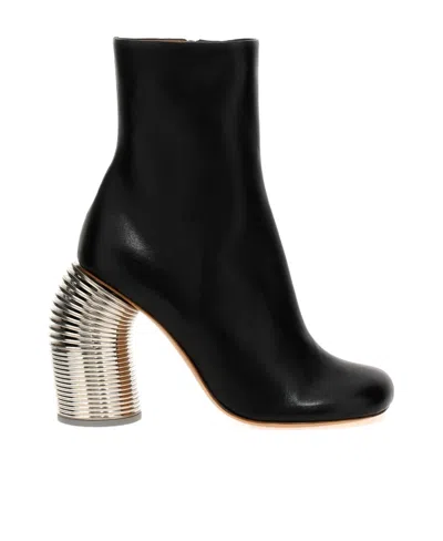 OFF-WHITE OFF-WHITE ZIP DETAILED ANKLE BOOTS