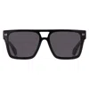 Off-white Springfield Dark Grey Browline Unisex Sunglasses Oeri133 1307 56 In Black
