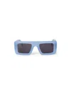 Off-white Square Frame Sunglasses In 4007 Light Blue
