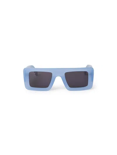 Off-white Square Frame Sunglasses In 4007 Light Blue