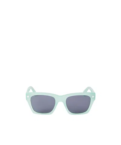 Off-white Square Frame Sunglasses In Blue