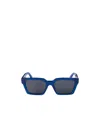 Off-white Branson Square-frame Sunglasses In Blue
