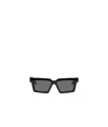 Off-white Square Frame Sunglasses In Gray