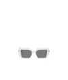 Off-white Arthur Rectangular Frame Sunglasses In Gray