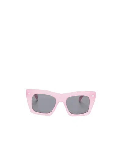 Off-white Square Frame Sunglasses In Gray