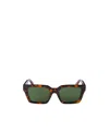 Off-white Palermo Square-frame Sunglasses In Green