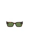 Off-white Square Frame Sunglasses In Green