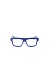 Off-white Square Mirror In Blue