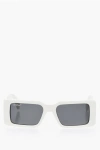 Off-white Squared Milano Sunglasses With Logoed Maxi Rods In Black