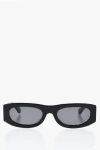Off-white Squared Orlando Sunglasses With Arrow Rods In Brown
