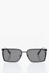 Off-white Squared Yoder Sunglasses With Metal Frame In Brown