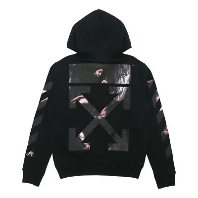 Off-white Ss20 Caravaggio Back Arrows Sketch Mens Logo Sweater In Black