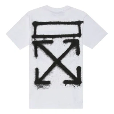 Off-white Ss20 Virgil Abloh Men's White Spray Painting Slim White