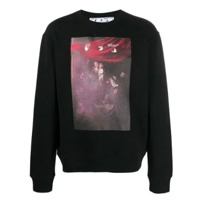 Off-white Ss21 Arrows Pattern Printing Round Neck Long Sleeves Version Black
