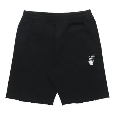 Off-white Ss21 Diag Stripe Sweat Shorts Men S Black