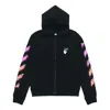 Off-white Ss21 Gradient Zipper Classic Jacket Ordinary Version Black