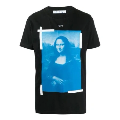 Off-white Ss21 Pattern Printing Round Neck Short Sleeve Black