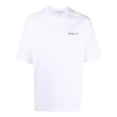 Off-white Ss22 Printing Round Neck Pullover Short Sleeve Ordinary Version White