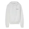 Off-white Ss22 Solid Color Hooded Pullover Long Sleeves Unisex White