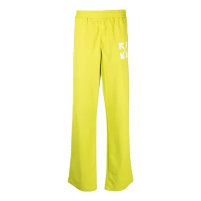 Off-white Ss23 Arrows-motif Track Pants In Yellow