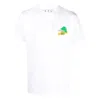 Off-white Brush Arr Over Skate T-shirt In White