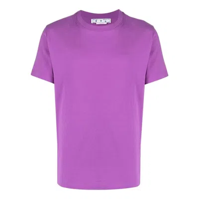 Off-white Ss23 Logo Print Detail Tee In Purple